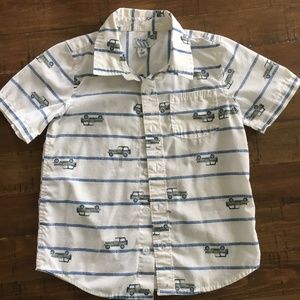 Jeep-lovers summery short-sleeve button down shirt